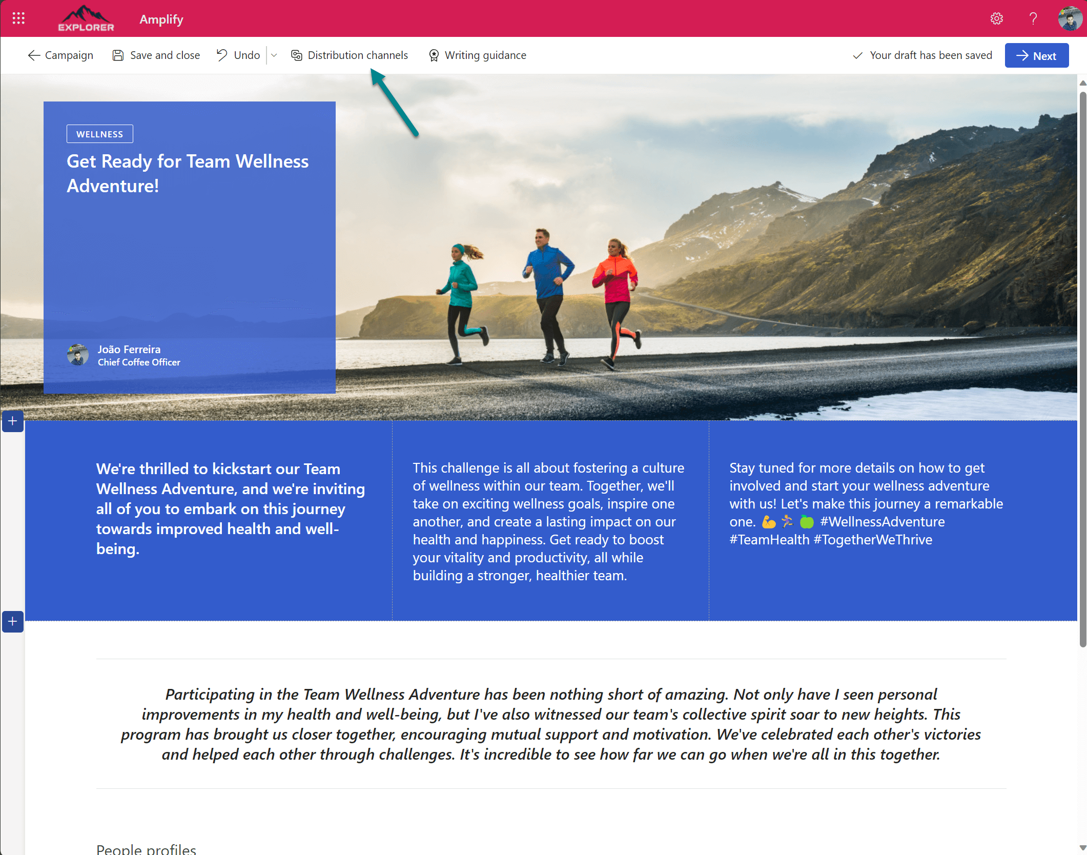 SharePoint pages by email